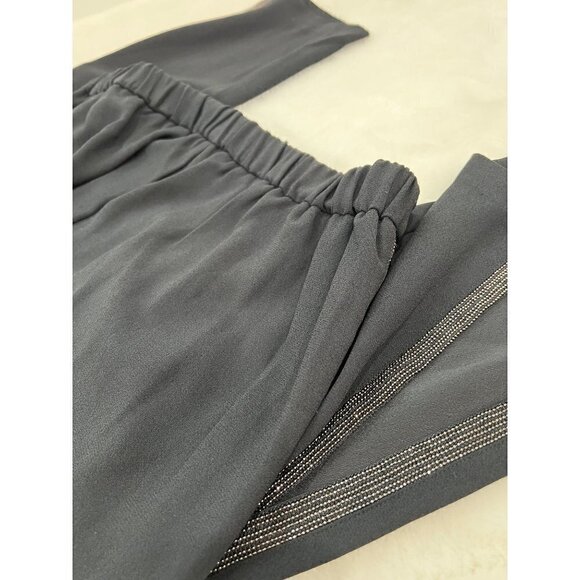 NWT Habitual Size M Pull on Trousers Ankle Pants Embellished Black MSRP $168 - Picture 12 of 13